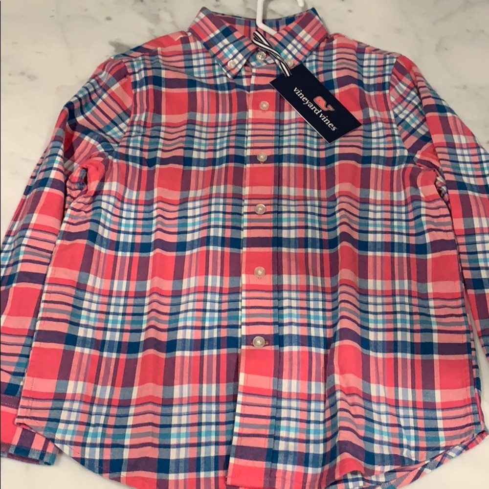 Vineyard vines Boys Fleece Whale Shirt Sz 6